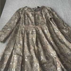 Marc By Marc Jacobs Metallic Patterned Top